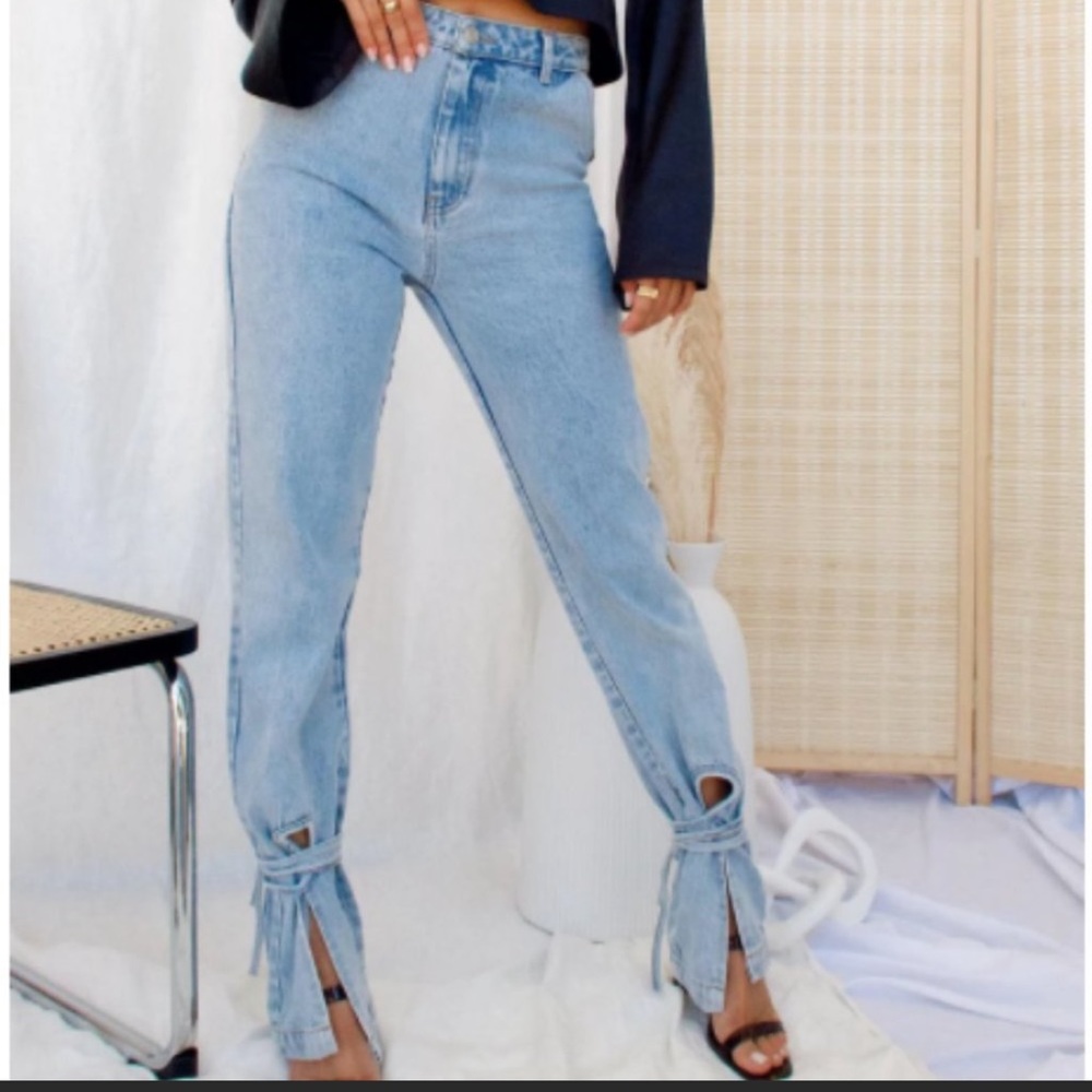 12th Tribe tie jeans!